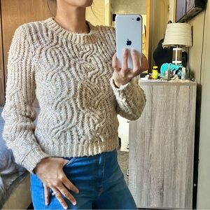 Garage cable knit sweater